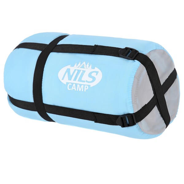 Spací pytel NILS Camp NC2008, šedý/mentolový 7