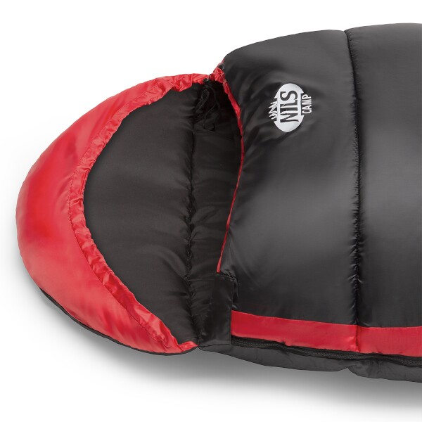 Spací pytel NILS Camp NC2012, černý/červený 4
