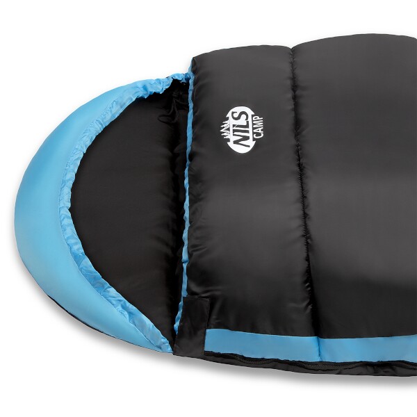 Spací pytel NILS Camp NC2012, černý/modrý 4