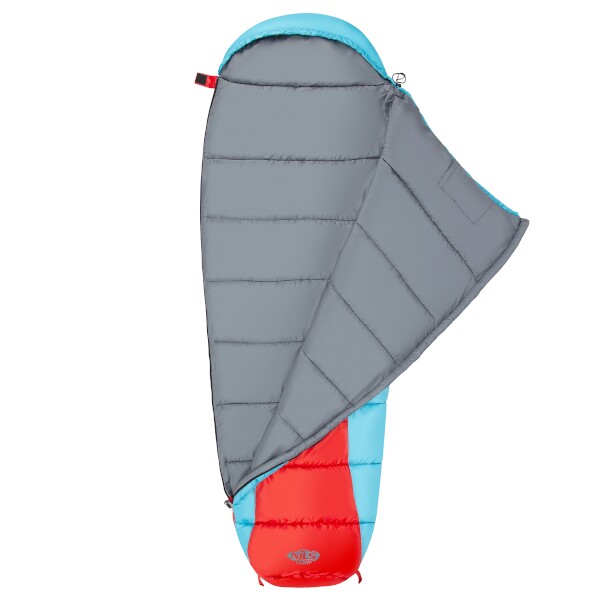 Spací pytel NILS Camp NC2012 červený/modrý 3