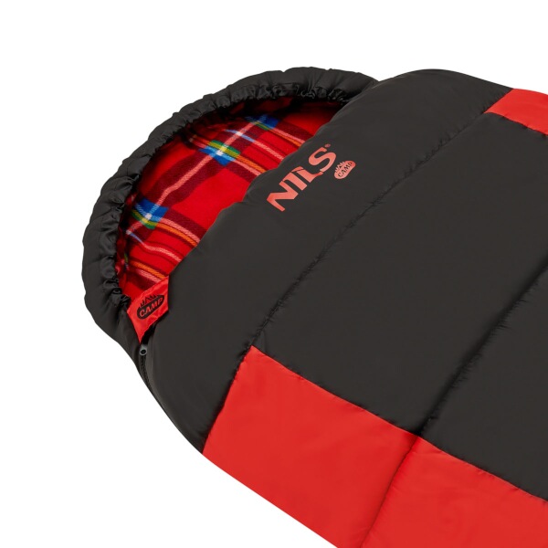Spací pytel NILS Camp NC2003 černo-červený 4