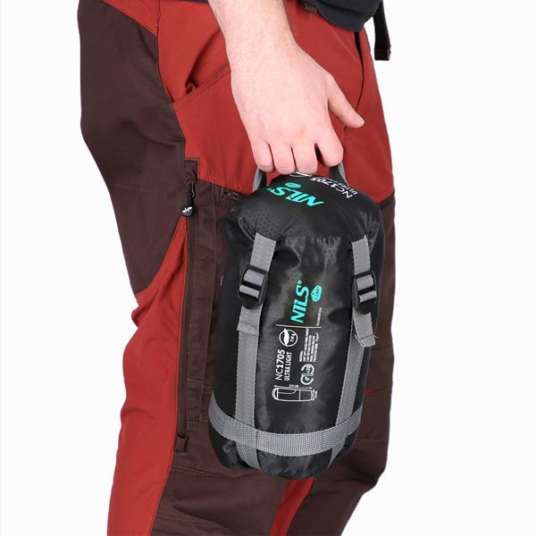 Spací pytel NILS Camp NC1705 Ultralight černý/mátový 14