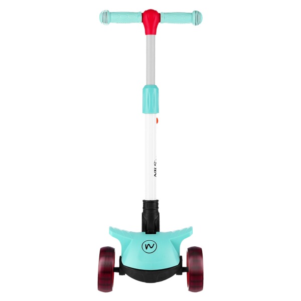 Dětská svítící koloběžka NILS Fun HLB10 mentolová 3