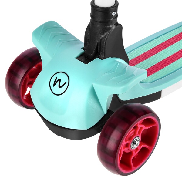 Dětská svítící koloběžka NILS Fun HLB10 mentolová 5