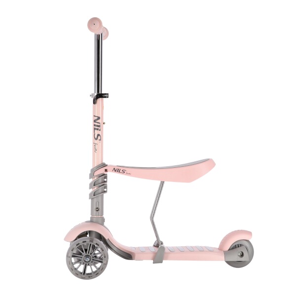 Dětská koloběžka NILS Fun HLB808 2v1 růžová 2