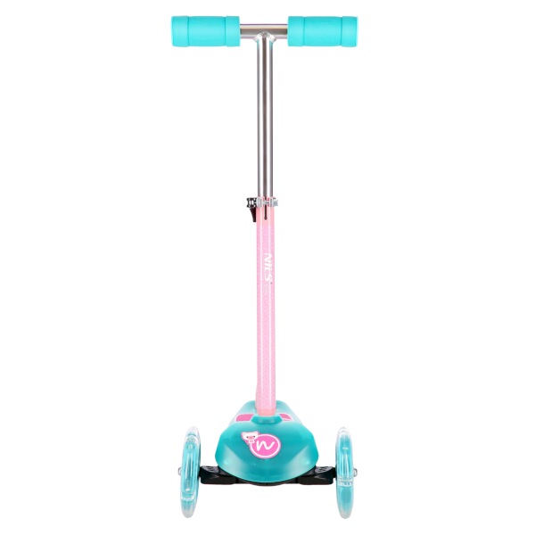 Dětská koloběžka NILS Fun HLB001 LED tyrkysová 3