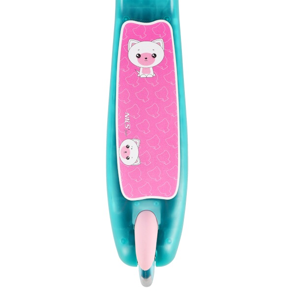 Dětská koloběžka NILS Fun HLB001 LED tyrkysová 5