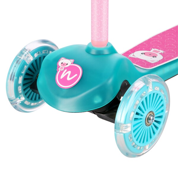 Dětská koloběžka NILS Fun HLB001 LED tyrkysová 6