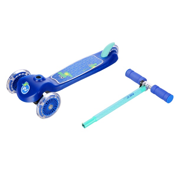 Dětská koloběžka NILS Fun HLB001 LED modrá 4