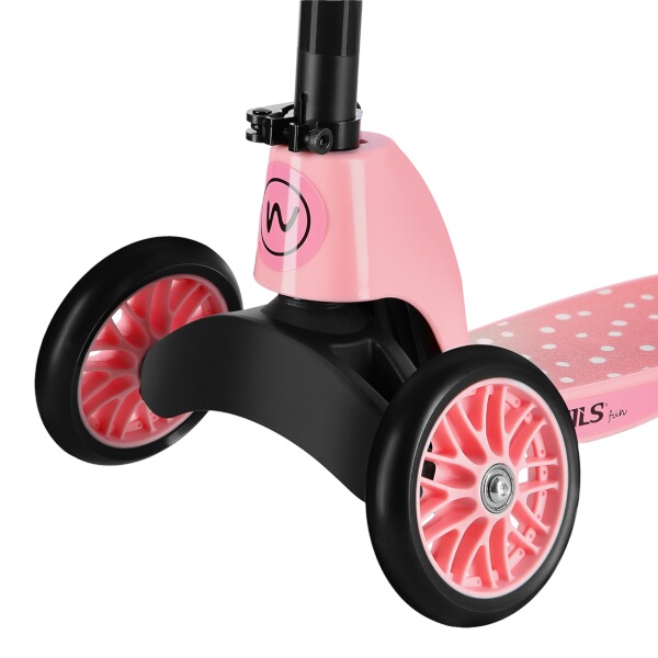 Dětská koloběžka NILS Fun HLB202 2v1 růžová 6
