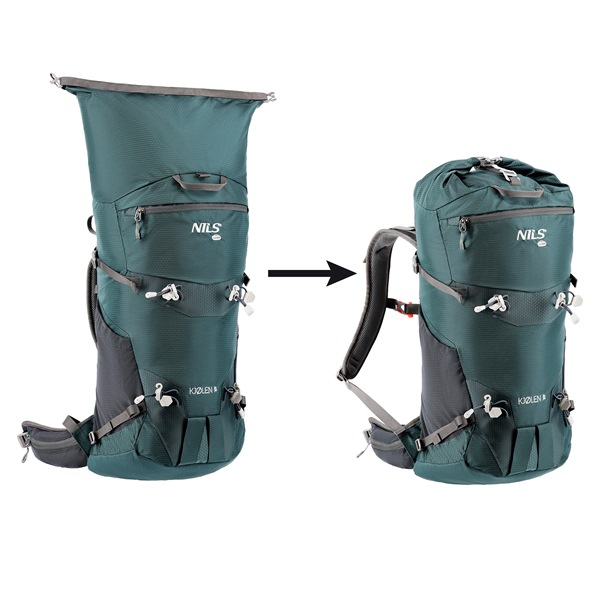 Turistický batoh NILS Camp NC1938 Kjolen zelený 40L 16