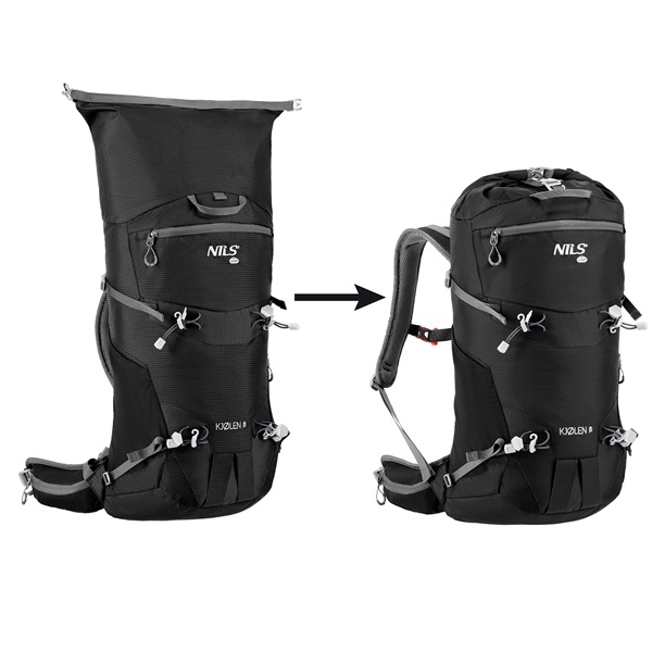 Turistický batoh NILS Camp NC1938 Kjolen černý 40L 16