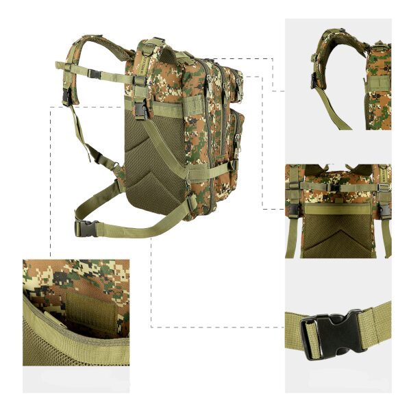 Batoh NILS Camp CBT7204 Defender zelený 13