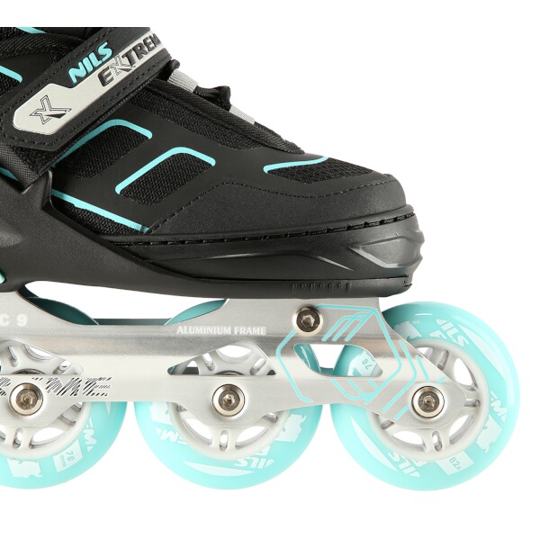 Kolečkové brusle NILS Extreme NA14174 černo-mentolové 6