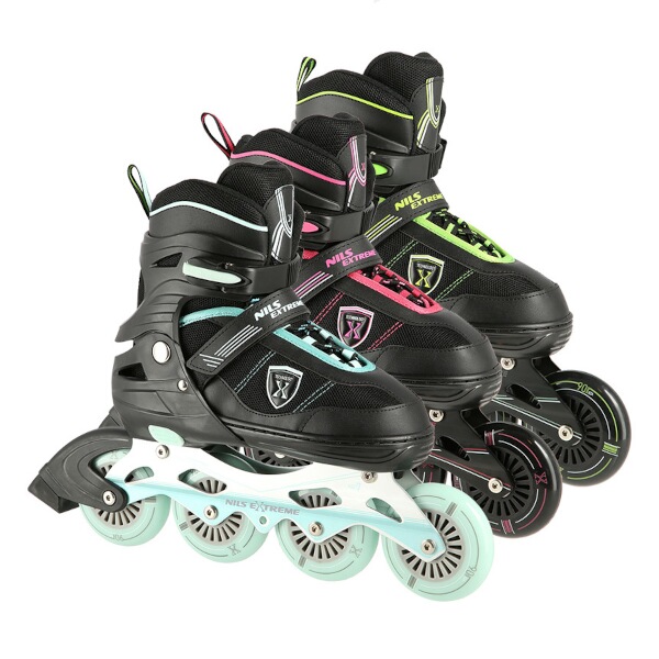 Kolečkové brusle NILS Extreme NA19088 zelené 8
