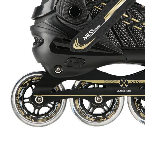 Kolečkové brusle NILS Extreme NA1128 černo-zlaté 6