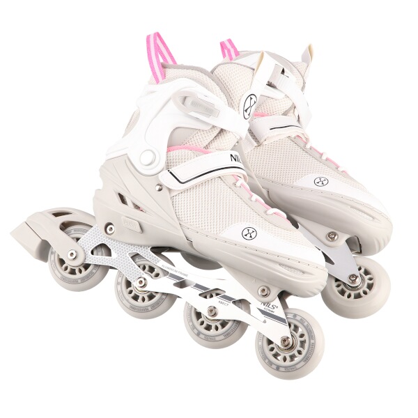 Brusle NILS Extreme NH18188A 2v1 šedo-růžové 4