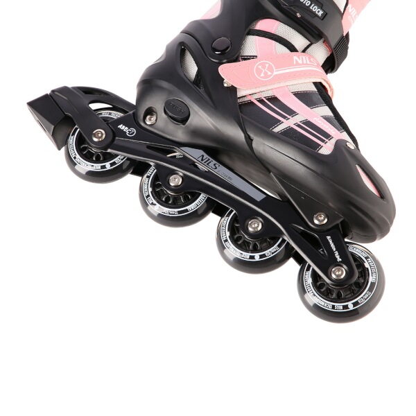 Brusle NILS Extreme NH18366A 2v1 černo-růžové 6