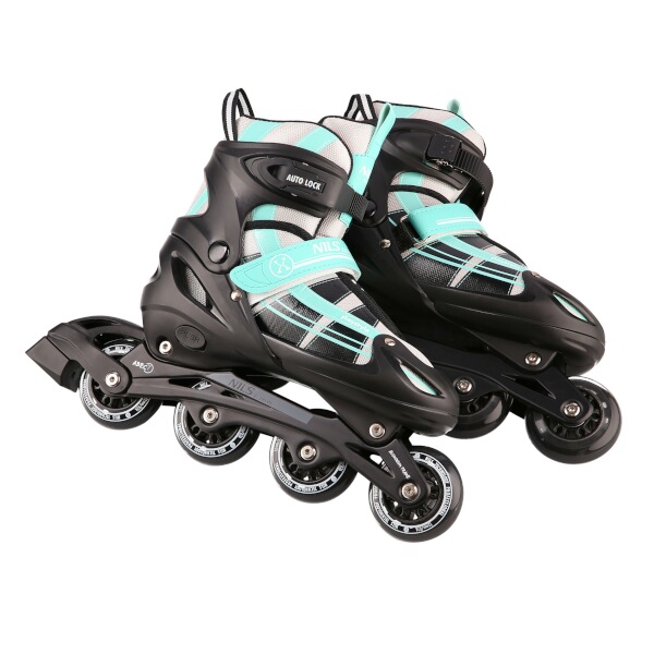 Brusle NILS Extreme NH18366A 2v1 černo-zelené 4