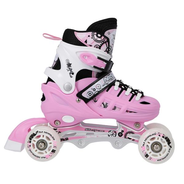 Brusle NILS EXTREME NH10905 4v1 růžové 5