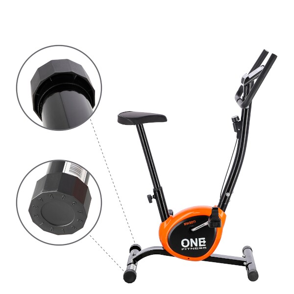 Mechanický rotoped ONE Fitness RW3011 černo-oranžový 9