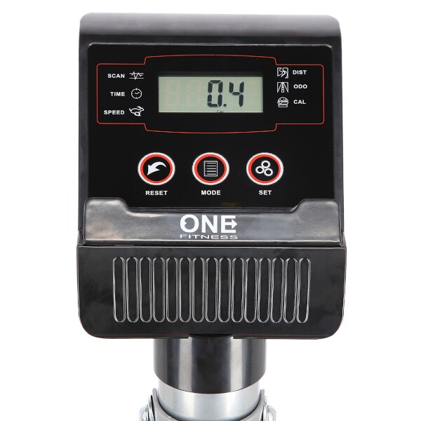 Mechanický rotoped ONE Fitness RW3011 stříbrno-oranžový 8