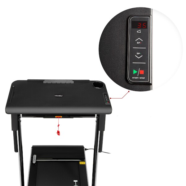 Běžecký pás elektrický s pultem HMS LOOP12 šedý 8