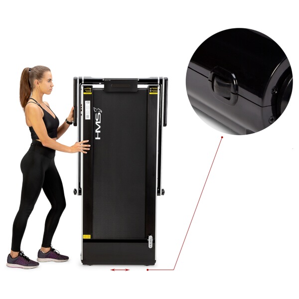 Běžecký pás elektrický HMS LOOP12 šedý 8