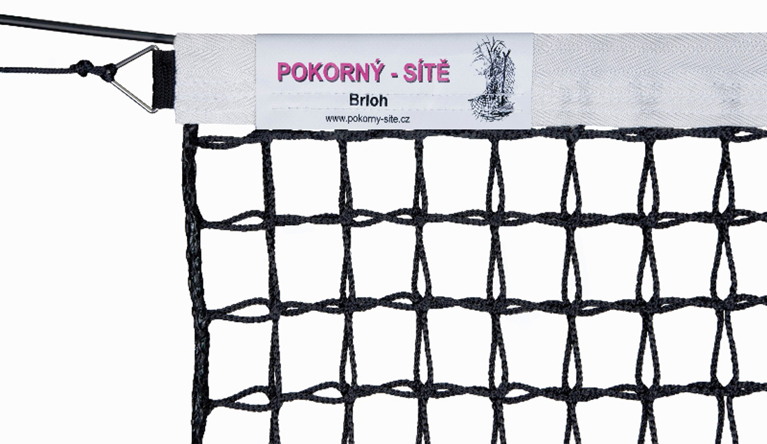 Tenisová síť STANDARD zdvojená
