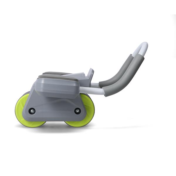 Posilovací válec na břicho HMS KA08 šedý s automatickým odskokem 8