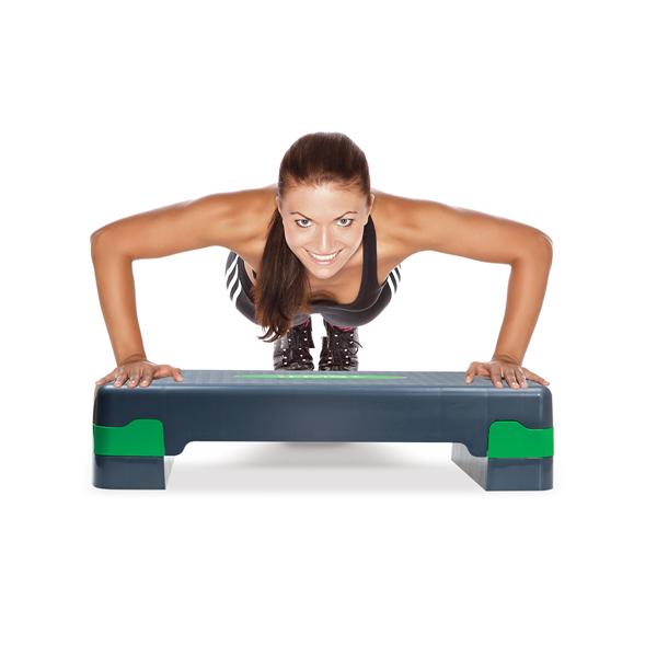 Step na aerobik HMS AS003 zelený 8