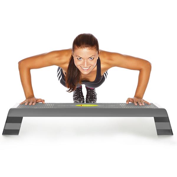 Step na aerobik HMS AS005 šedý 7