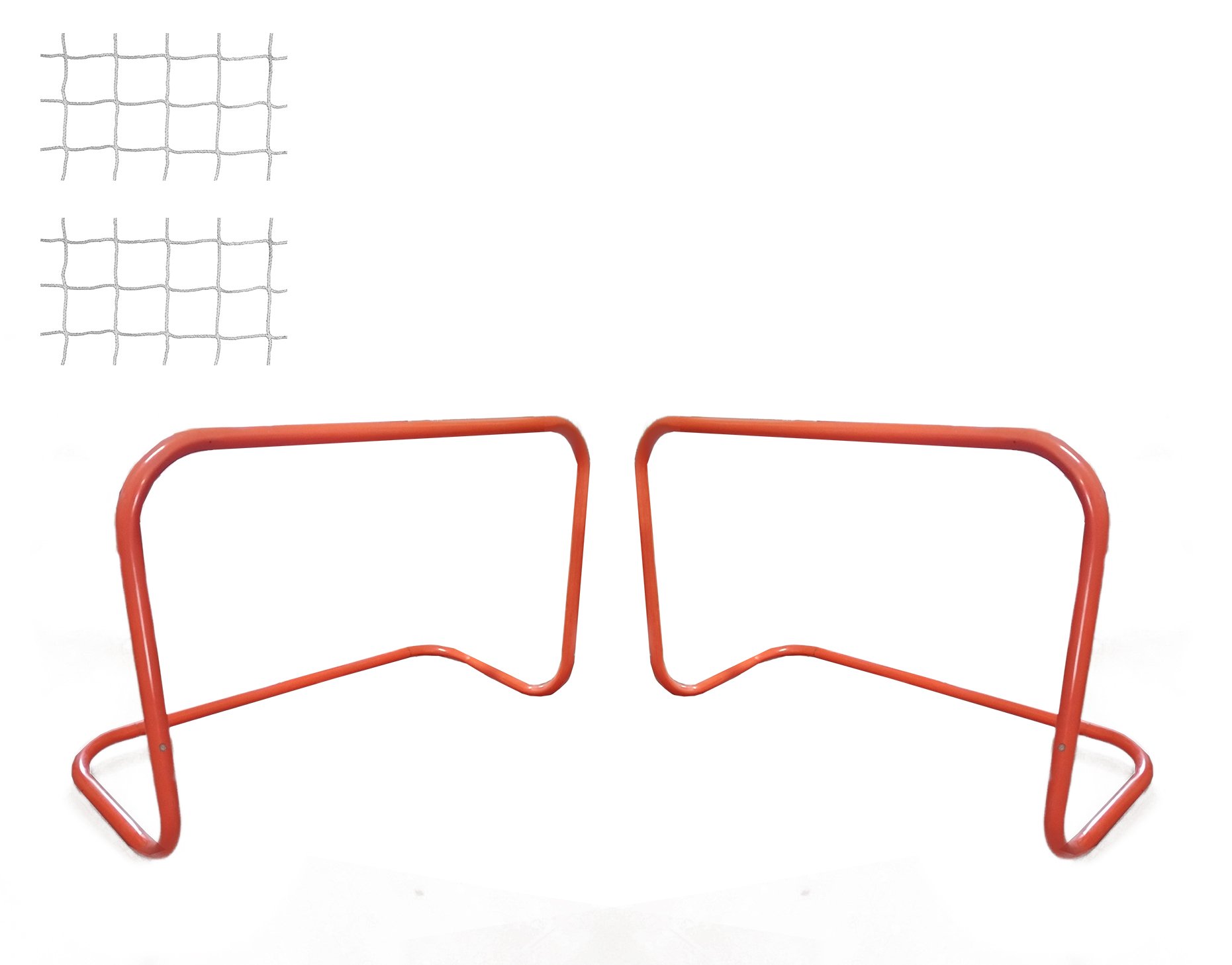 Sada florbalových branek 2x 90x60 cm + síť