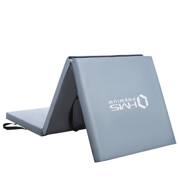 Skládací žíněnka HMS Premium MGS02 180x60x5 cm - šedá