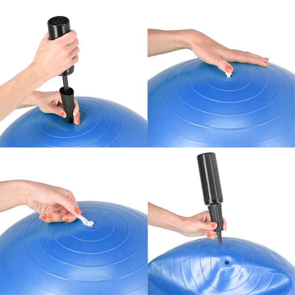 Gymnastický míč HMS YB01N 55 cm modrý 5