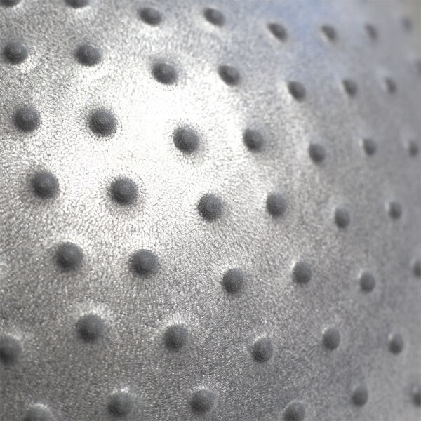 Masážní gymnastický míč HMS YB03N 65 cm šedý 4