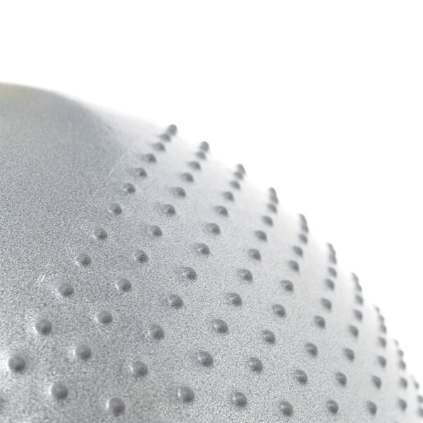 Masážní gymnastický míč HMS YB03N 65 cm světle šedý 3