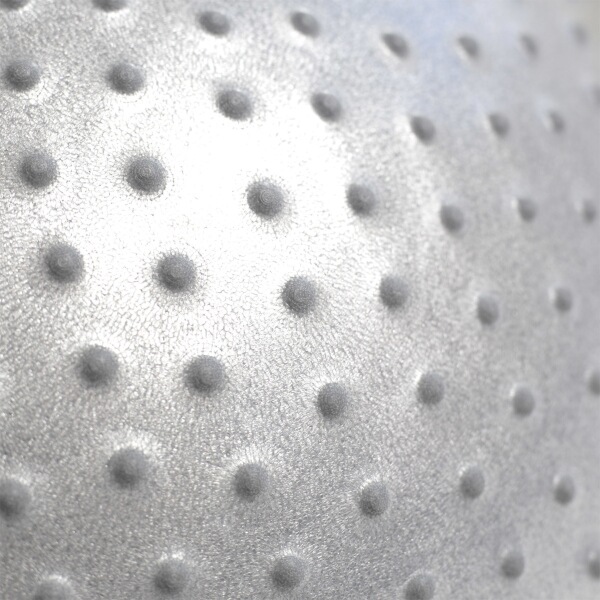 Masážní gymnastický míč HMS YB03N 65 cm světle šedý 4