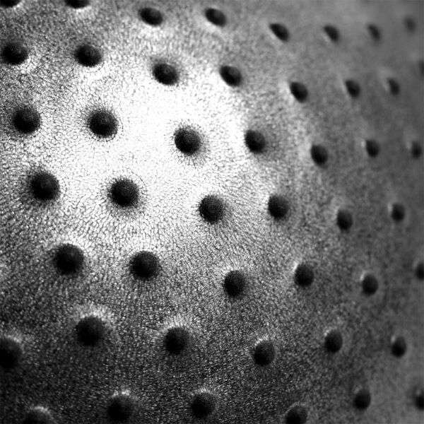 Masážní gymnastický míč HMS YB03N 75 cm černý 4