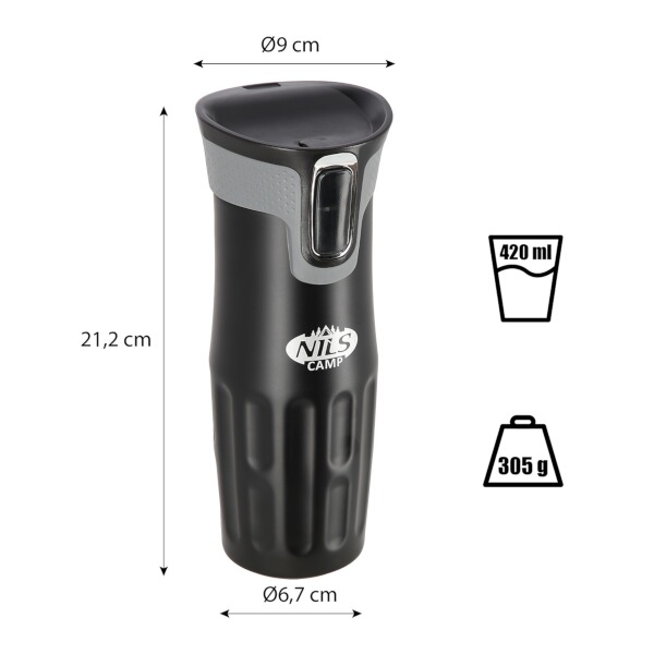 Termohrnek NILS Camp NCC06 černý 9