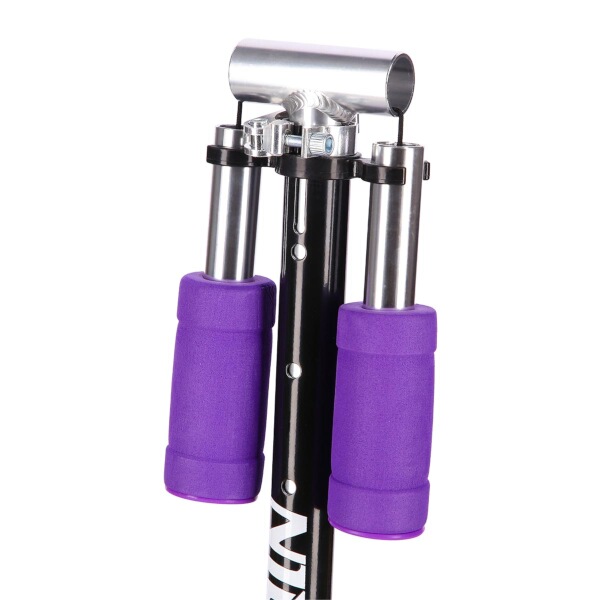 Skládací koloběžka NILS Extreme HD025 LED fialová 7