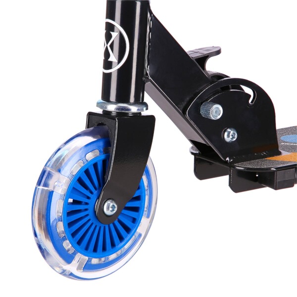 Skládací koloběžka NILS Extreme HD025 LED modrá 4