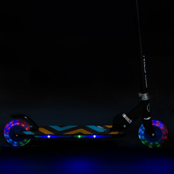 Skládací koloběžka NILS Extreme HD025 LED modrá 9