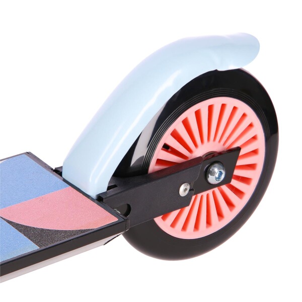 Skládací koloběžka NILS Extreme HD026 růžovo-modrá 5