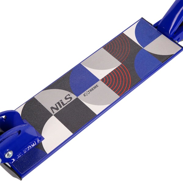 Skládací koloběžka NILS Extreme HD026 šedo-modrá 3