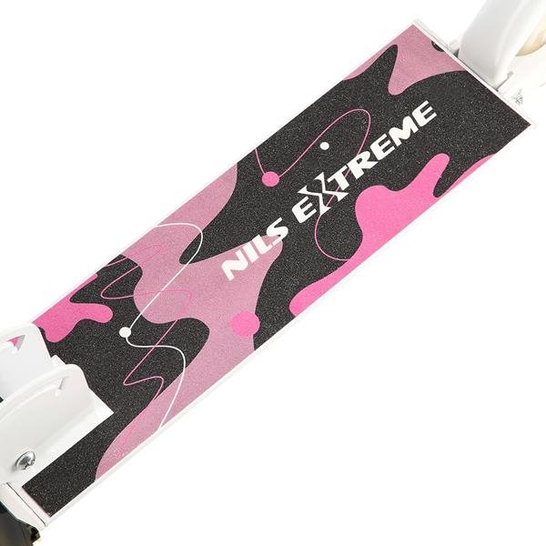 Skládací koloběžka NILS Extreme HD505 růžová 6