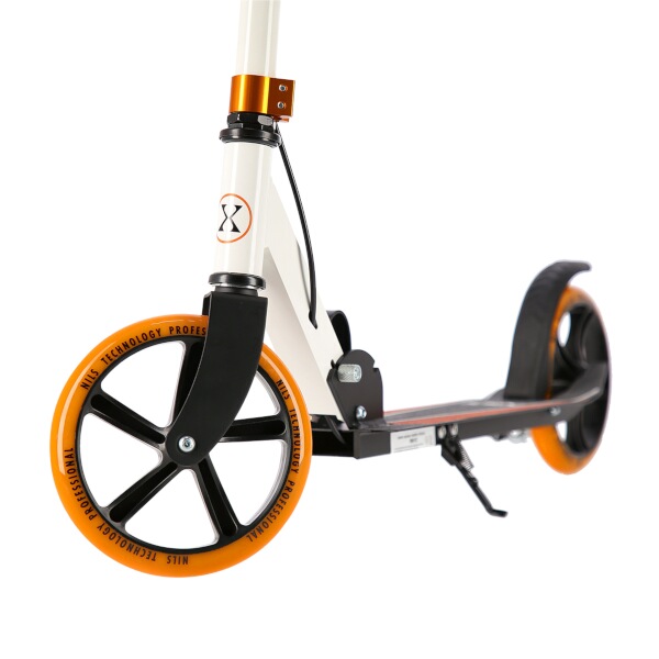 Koloběžka NILS Extreme HM0107 bílo-oranžová 3