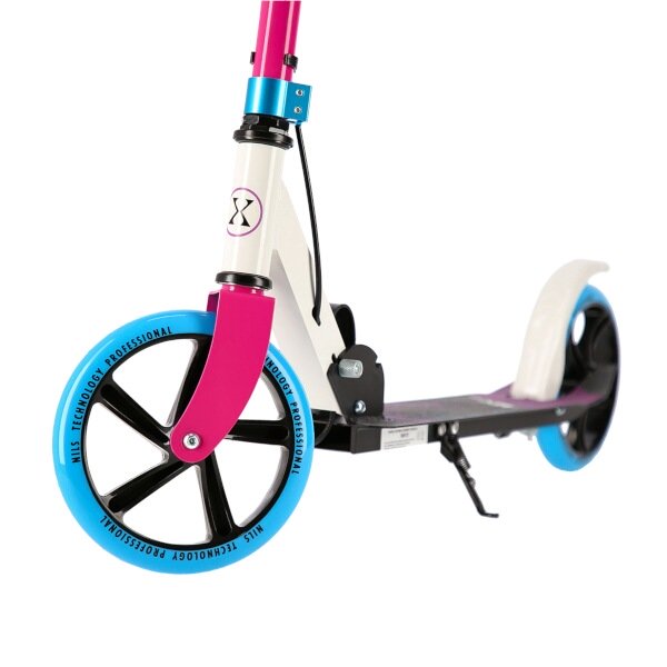 Koloběžka NILS Extreme HM0107 bílo-růžová 3