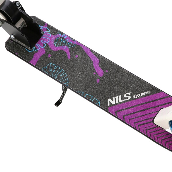 Koloběžka NILS Extreme HM0107 bílo-růžová 6