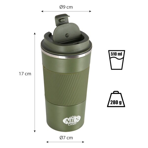 Termohrnek NILS Camp NCC09 zelený 9